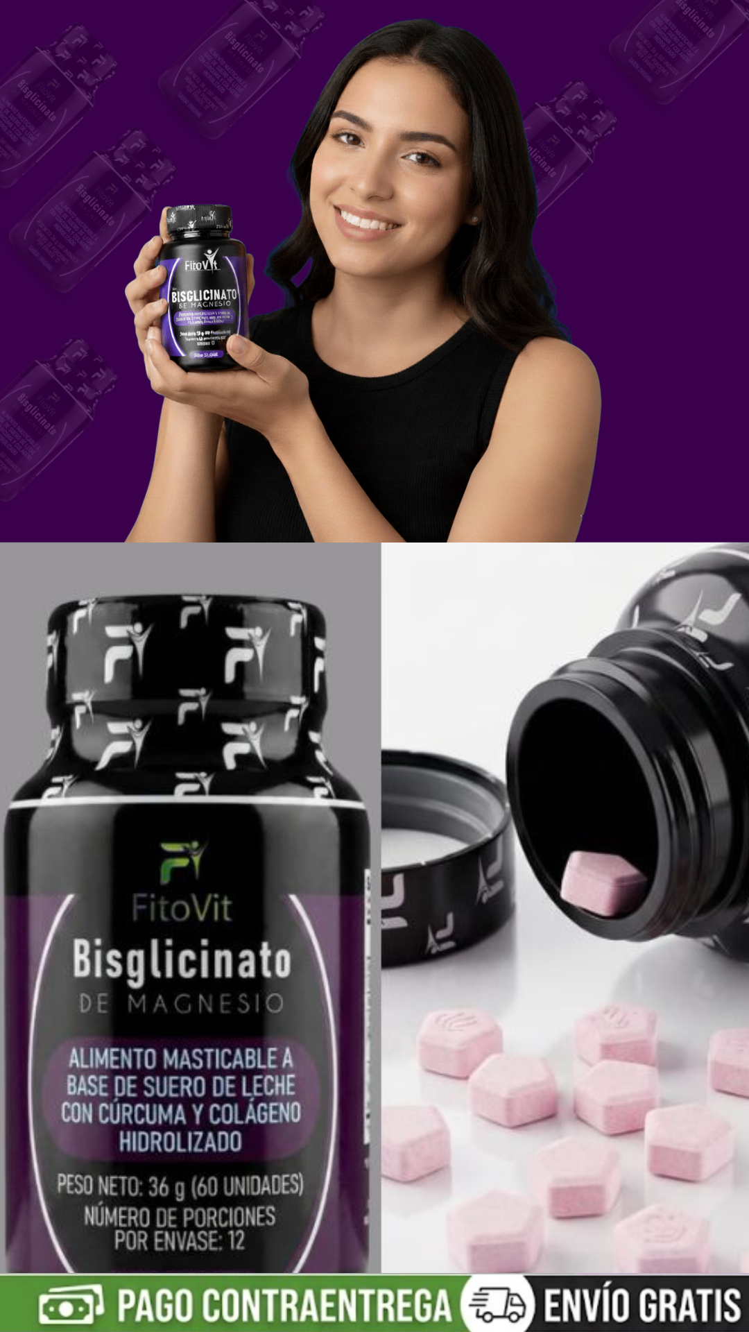 bisglicinato de magnesio x1