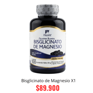 bisglcinato de magnesio x 100 und
