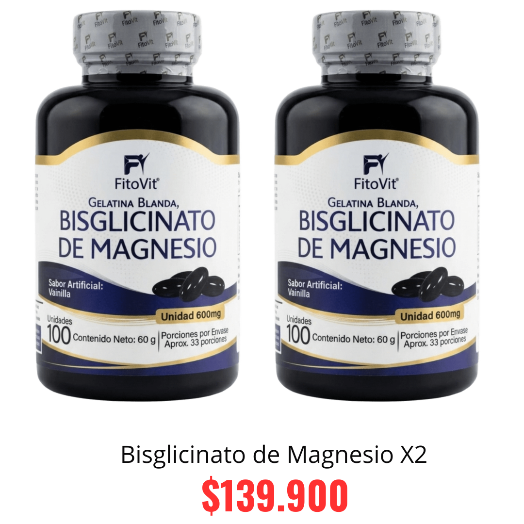 bisglcinato de magnesio x 100 und bisglcinato de magnesio x 100 und
