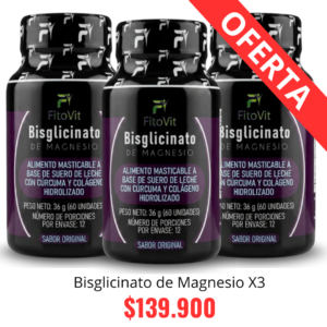 bisglicinato de magnesio x3 promo