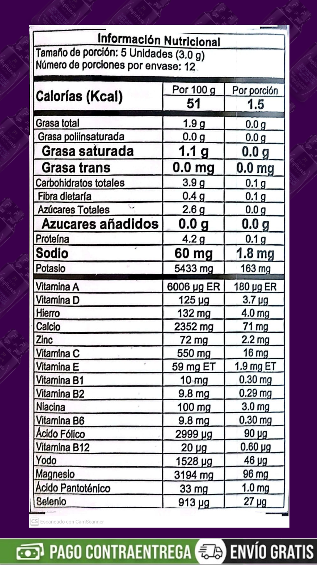 bisglicinato de magnesio x1