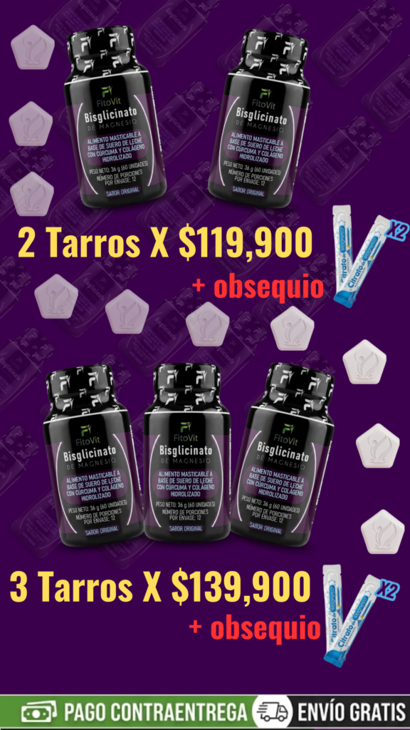 bisglicinato de magnesio x1