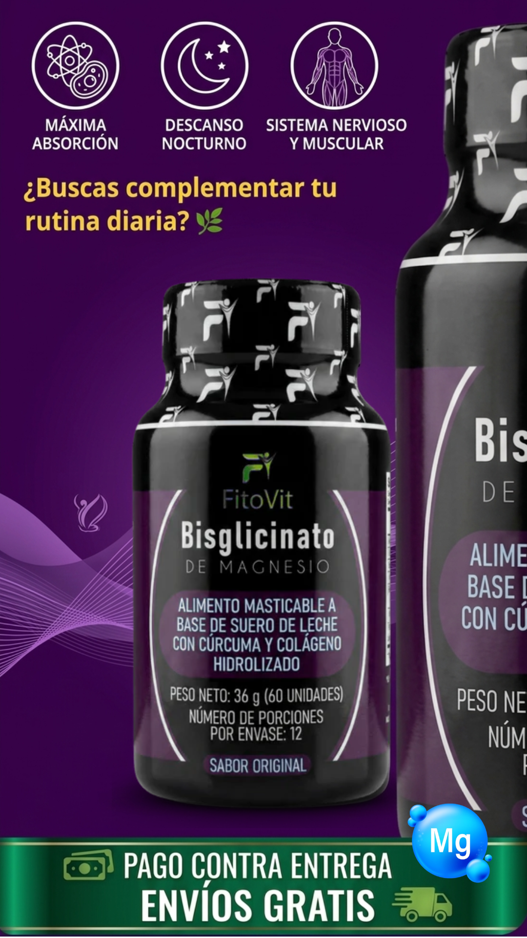 bisglicinato de magnesio x2