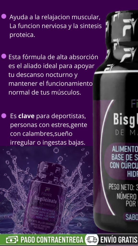 bisglicinato de magnesio x1