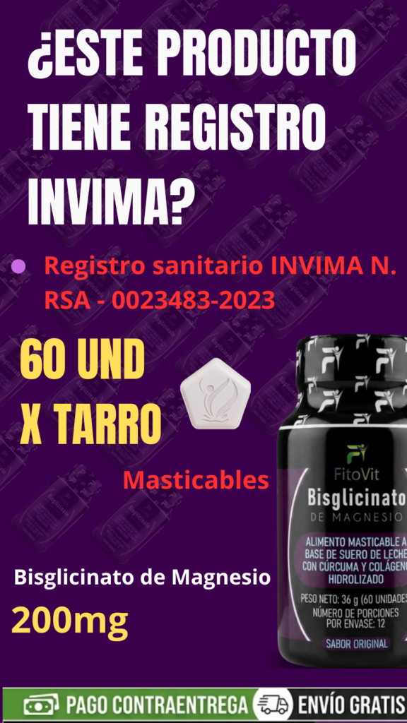 bisglicinato de magnesio x1