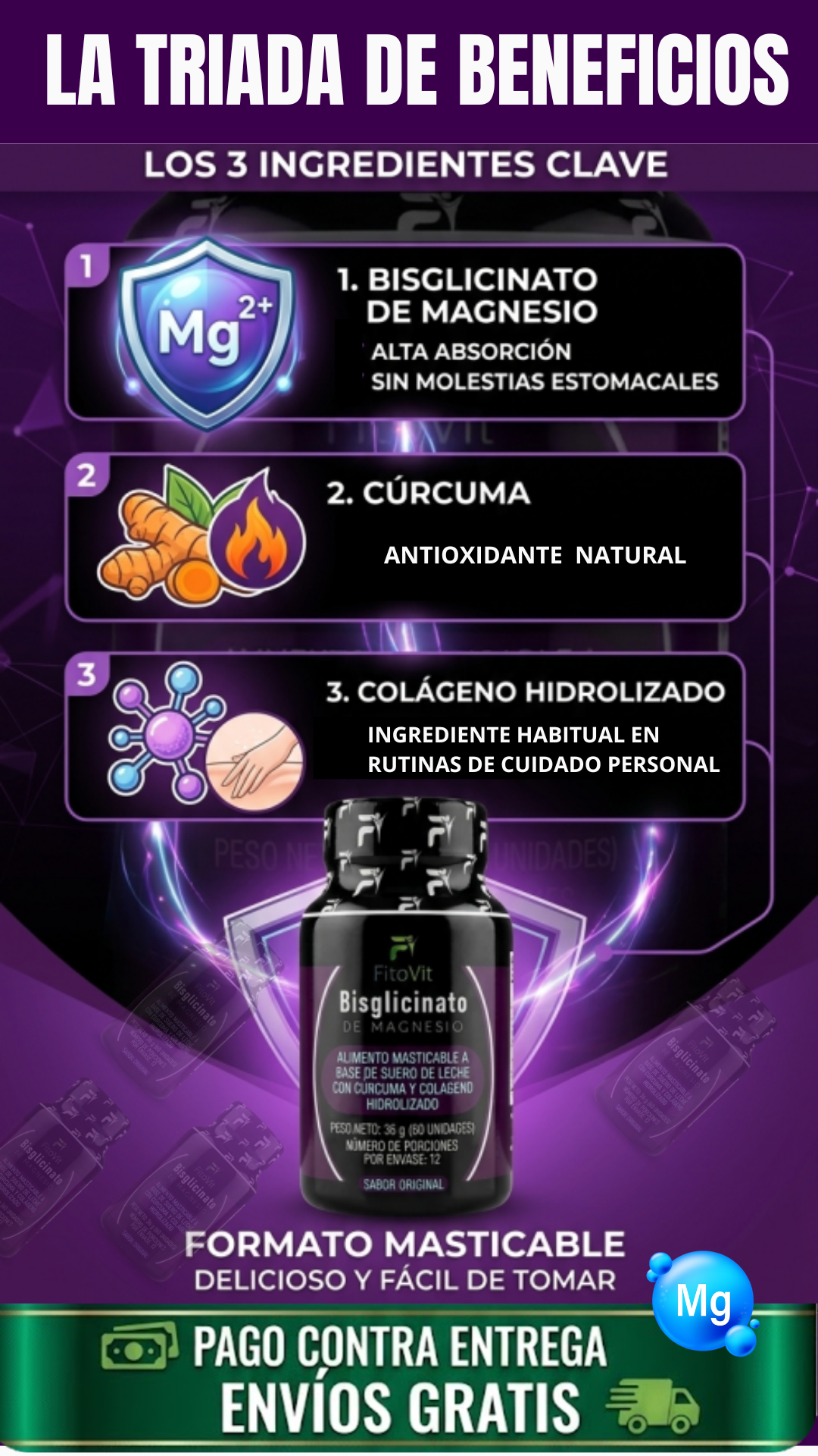 bisglicinato de magnesio x2