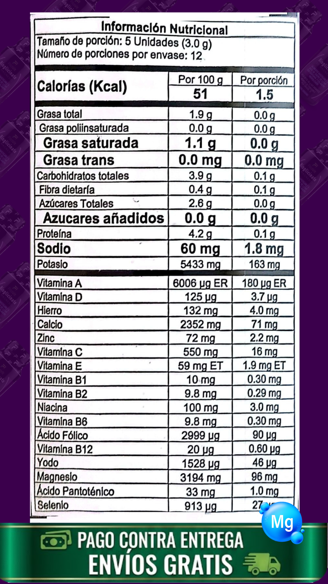 bisglicinato de magnesio x2