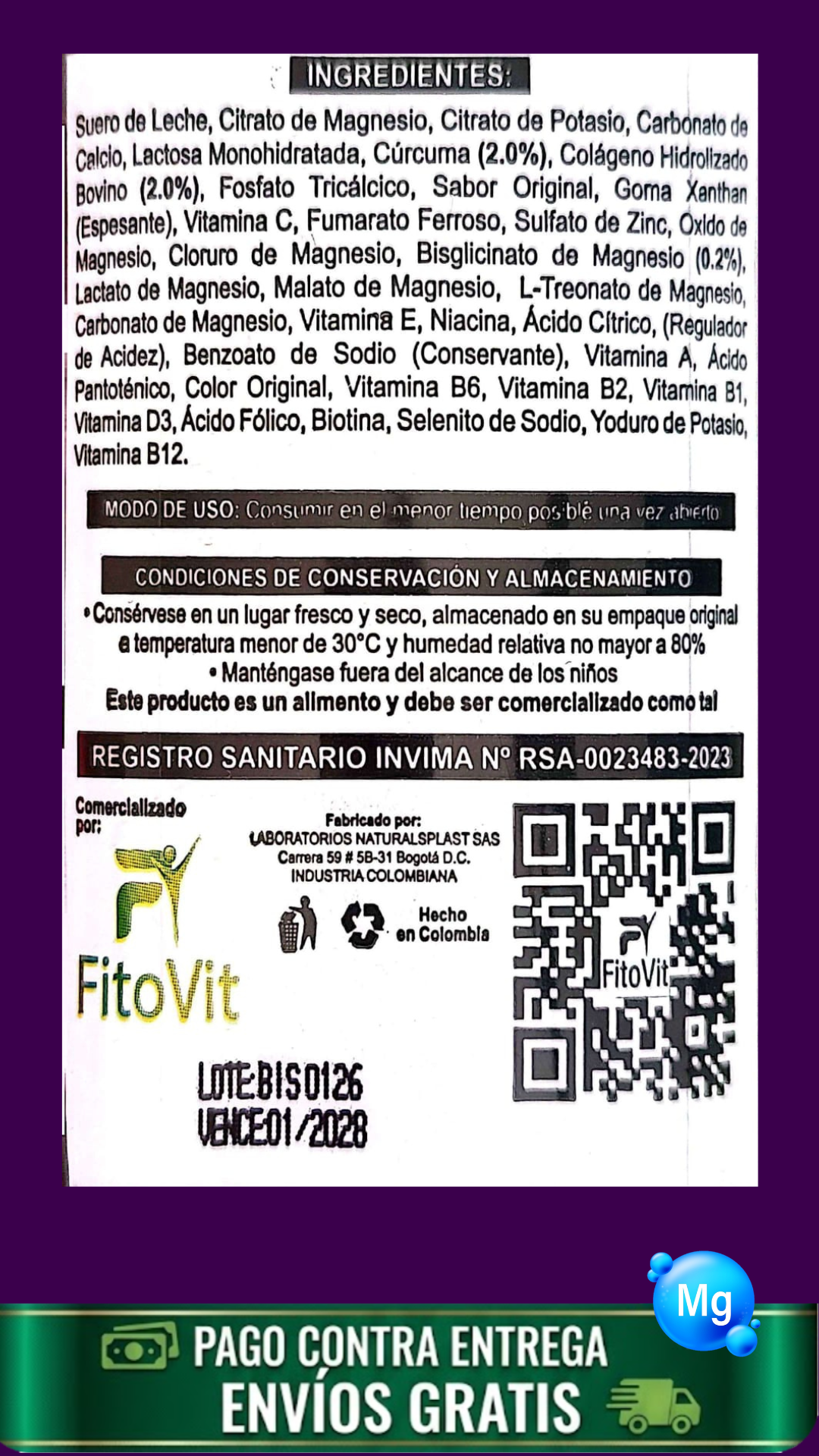 bisglicinato de magnesio x2