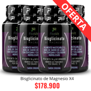 bisglicinato de magnesio x4